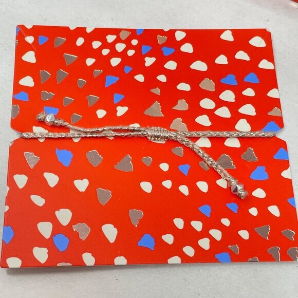 Stella & Dot Wishing Bracelet Sending Kisses Lips‎ Silver-Tone New Gift - Picture 6 of 6